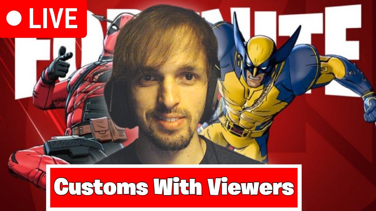 🔴Fortnite Live Chapter 5 Season 3 Customs With Viewers Deadpool ...