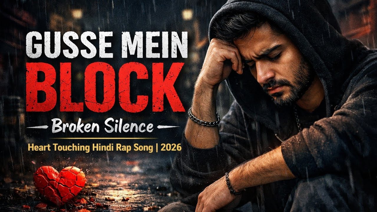Gusse Mein Block | Broken Silence Sad Rap Song  | Heart Touching Hindi Rap Song  2026