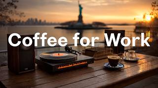 Winter Jazz ☕ Warm Sunrise Energy for Upscale Productivity