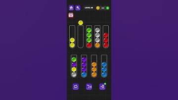 Ball Sort Master Level 66 #ballsortmaster #ballsortmastersolution #puzzlegame #gaming #games