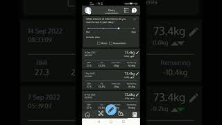 Weight Loss & Measures Tracker | HOW TO Customize Your Diary screenshot 4