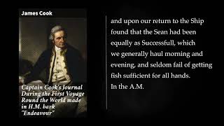 (2/3) CAPTAIN COOK'S JOURNAL. FIRST VOYAGE.. Audiobook, full length