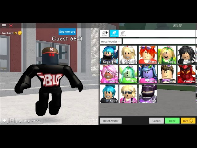 HOW TO BE GUEST 666 IN ROBLOXIAN HIGHSCHOOL!! 