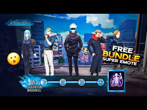 Ff X Jujutsu Kaisen Free Bundle Super Emote Free Fire New Event Ff New Event New Event Ff