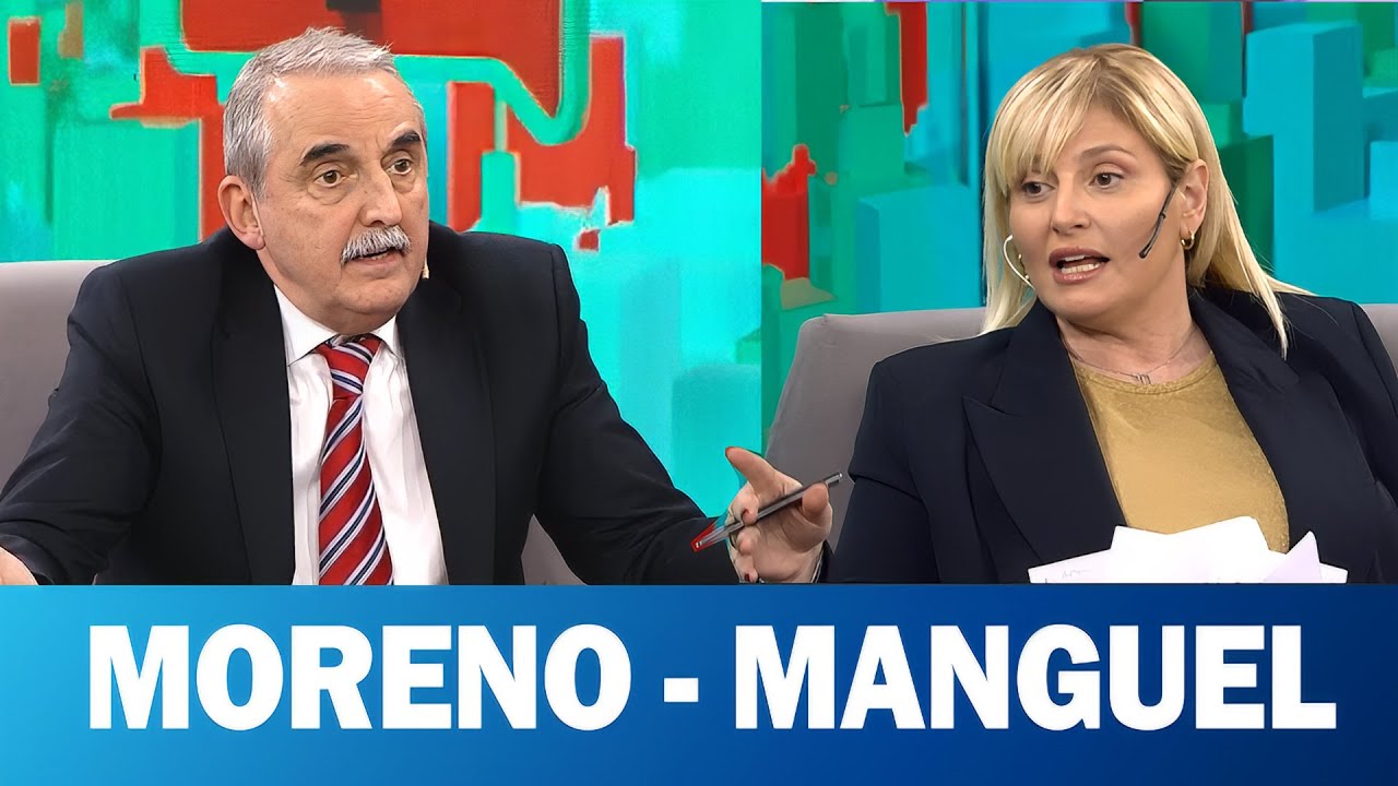 Guillermo Moreno con Romina Manguel 20/4/25 🔴
