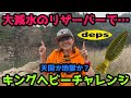 春の大減水のリザーバーは、早巻きでバスが狂う