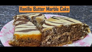 Vanilla Butter Marble Cake | COCOA Butter Cake | Soft Vanilla Cake screenshot 3