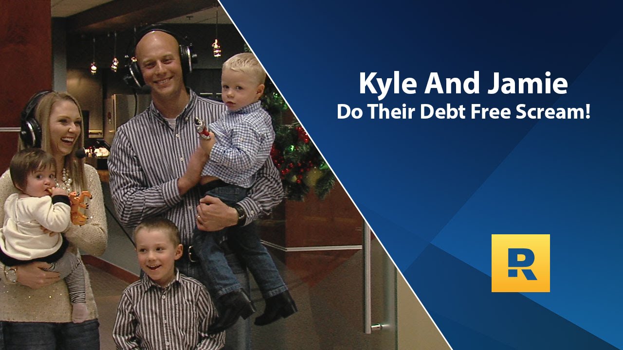 Kyle And Jamie Do Their Debt Free Scream!