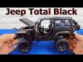 Unboxing + Test Jeep JY66 4WD Rc Car Scale 1/14 Scaler Off-road with Led Light RTR Total Black