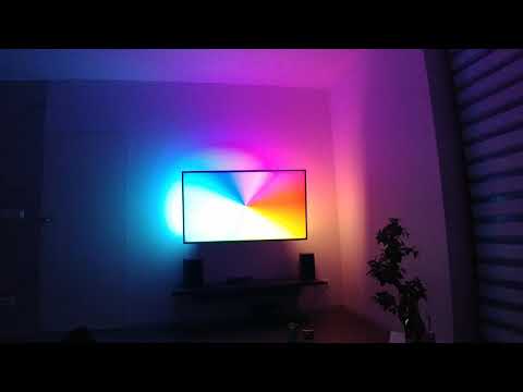 Philips Tv Ambilight And Hue Test Youtube