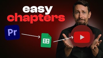 My Exact YouTube Chapter Workflow with Premiere Pro + [FREE Google Sheet]