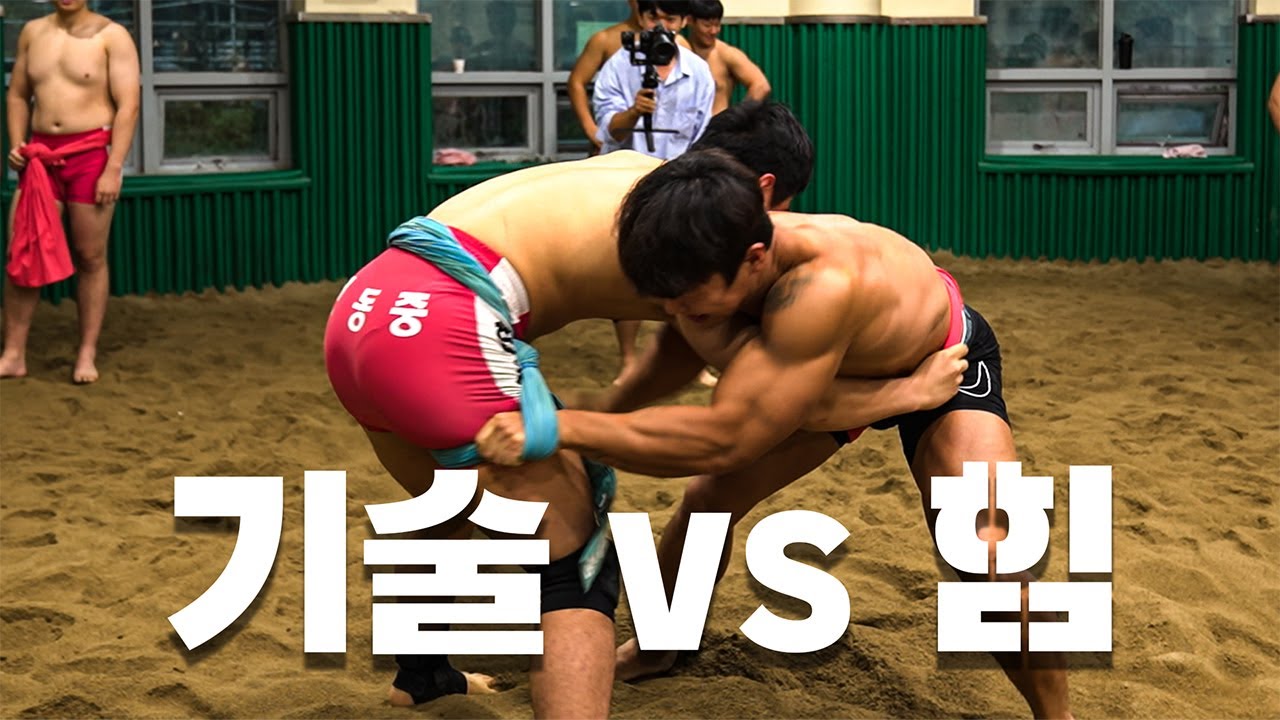 윤성빈 vs 고등학생 씨름부