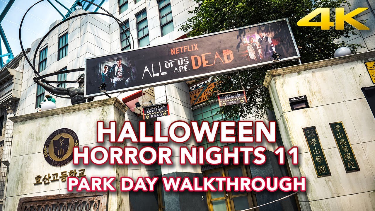 USS Halloween Horror Nights 11 Daytime Park Tour vlog