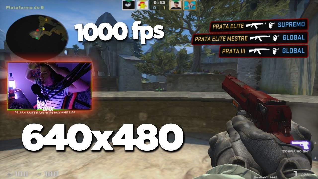 RESOLUÇÃO 640X480 + PIORES GRAFICOS no CS:GO (AUMENTA O FPS) CS:GO ...
