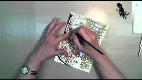 Dendritic Monoprinting and a finished project