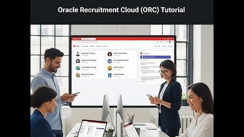 Oracle Fusion HCM  :Oracle Recruitment Cloud(ORC) Full Cycle