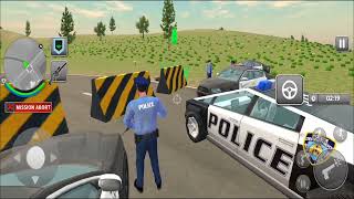Police car chasing simulator 🚨 police game 3d 🚜 gari police wala game video 💪 android gameplay  screenshot 5