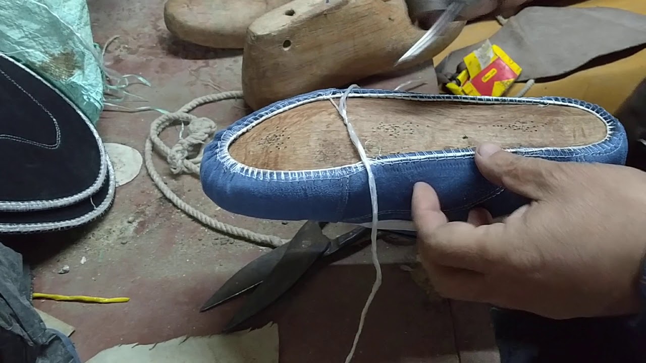 طريقه شد الكوتشي بالخيط ( استروبل ) خالد الابيض