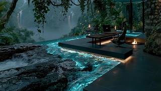 Deep Work Ambience - Ambient Work Music And Flow State Focus In A Bioluminescent Jungle