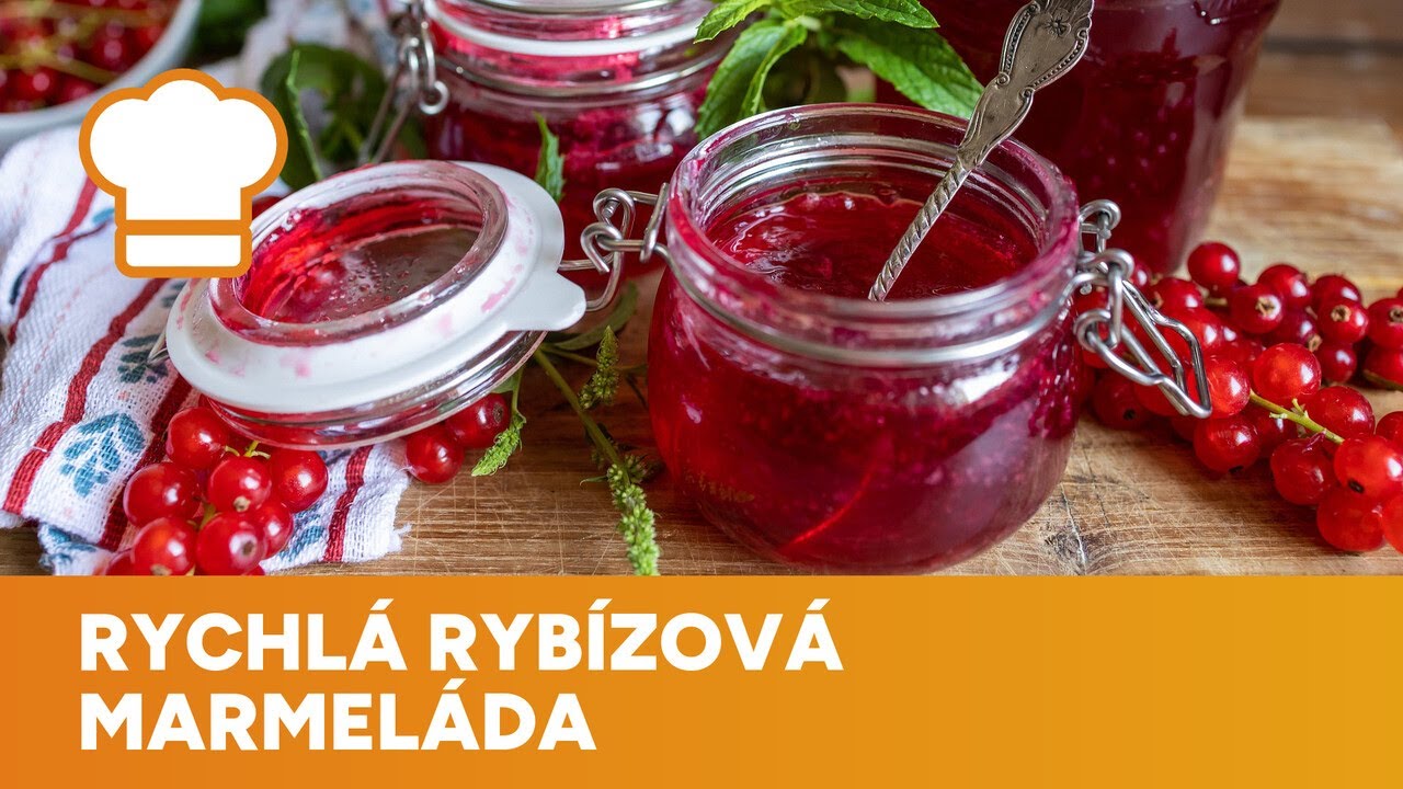 Skvělou rybízovou marmeládu ze dvou surovin připravíte za 10 minut
