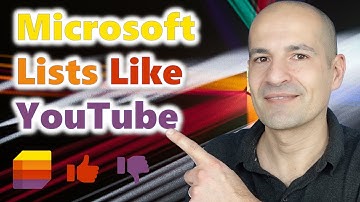 👍👎How to add like and dislike buttons in Microsoft/SharePoint Lists [YouTube user experience]