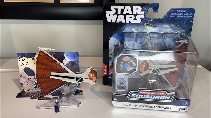 Jazwares Micro Galaxy Squadron Ginivex Starfighter...