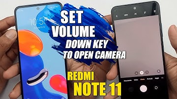 How To Set Double Press Volume Down Key To Open Camera - Redmi Note 11