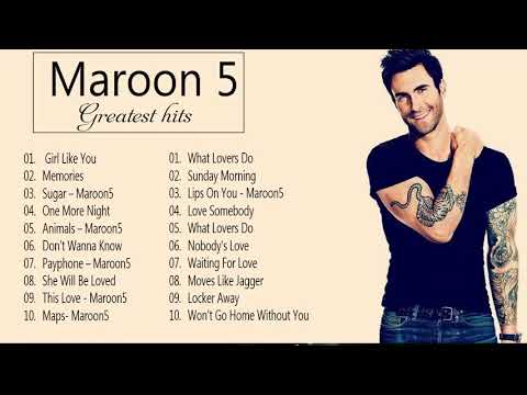 Maroon 5 Greatest Hits Full Album 2021-Maroon 5 Best Songs Playlist 2021