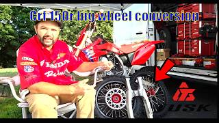 Honda crf 150r big wheel conversion