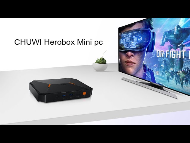 CHUWI HeroBox Windows 10 Mini PC,Intel Gemini-Lake N4100 Quad-Core