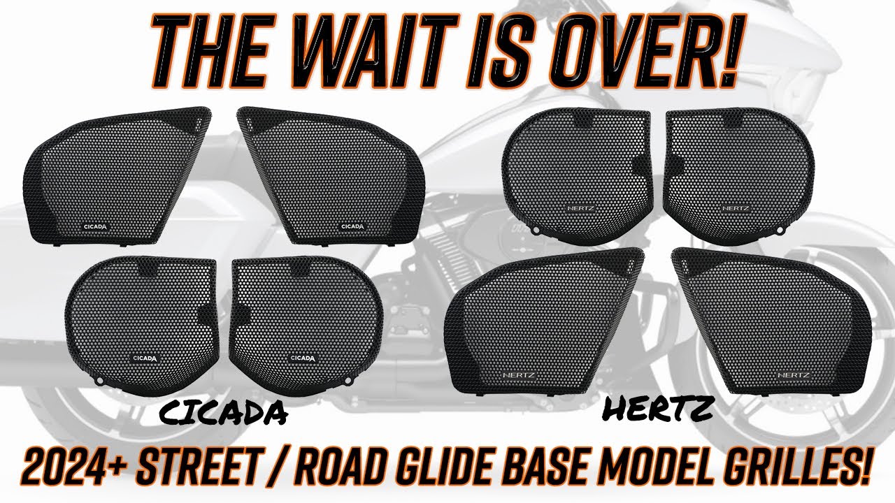 Cicada Audio 24CHDSGG Speaker Grilles for 2024-Up Harley Davidson