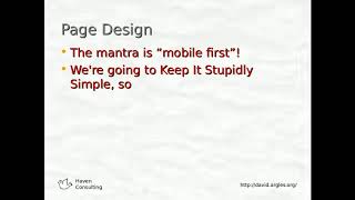Building a website 2: Planning