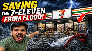 Saving The Convenience Store From Flood | Drain Sim