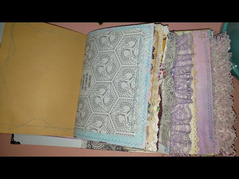 Little Golden Book Junk Journal Tutorial Part 3 (Decorating the signatures)