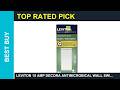 Leviton 15 Amp Decora Antimicrobical Wall Switch Smart Home Automation Wall Switch Review