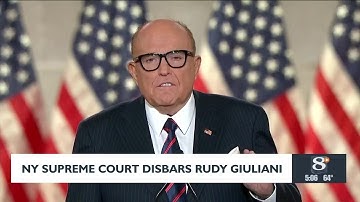 Rudy Giuliani disbarred in New York
