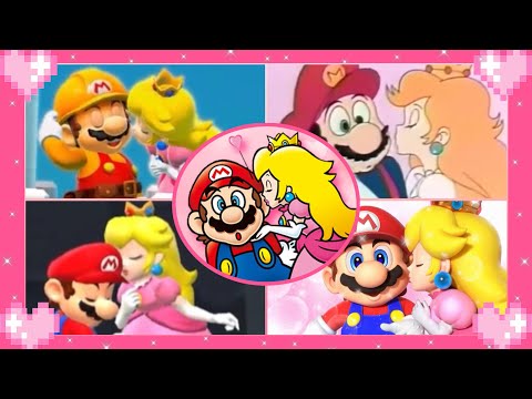 💗 Peach Kissing Mario Evolution (1990 - 2023) 💗