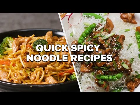 Quick Spicy Noodle Recipes  Tasty Recipes