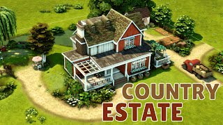 картинка: Загородное поместье Симс 4 🐔 Country Estate The Sims 4 | Строительство | NO CC