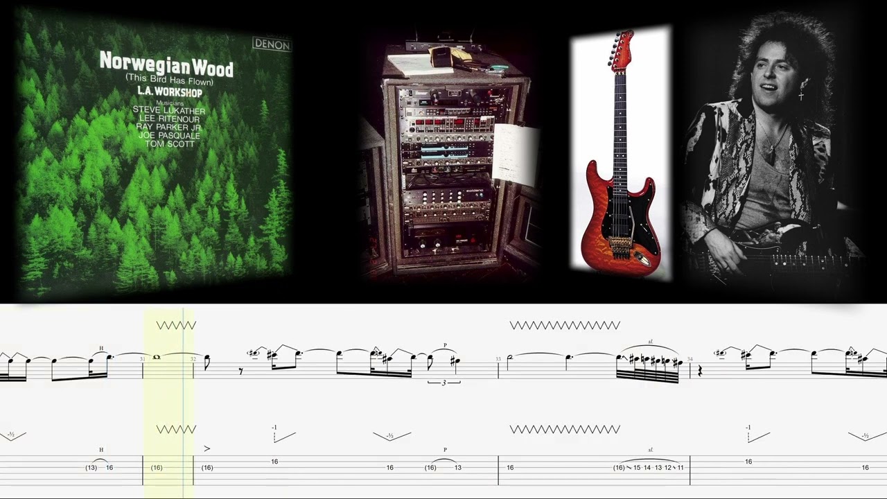 Steve Lukather TAB - And I Love Her (FULL TRANSCRIPTION 