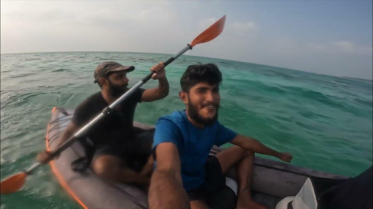 kayak itiwit malayalam 3 person on Lakshadeep review decathlon YouTube