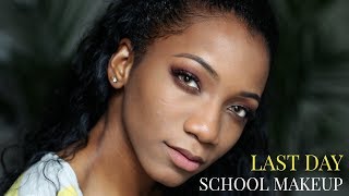 Drugstore High School Makeup Tutorial for Black girls! (Beginners)  | Annesha Adams