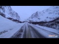 Truck has problem E134 in winter, dangerous Norwegian roads