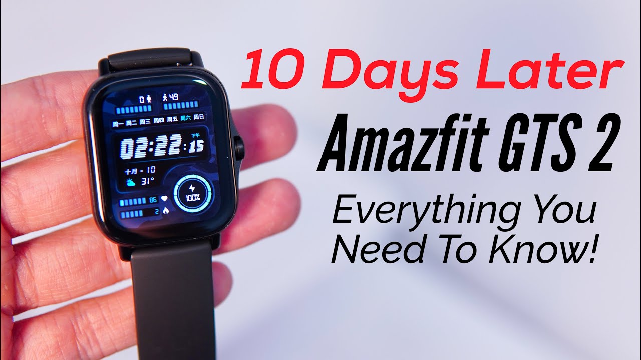 Amazfit GTS 2: 10 DAYS FULL REVIEW! Calls, Notifications, Speaker, GPS,  Fitness, Battery ALL TESTED! 