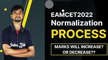 EAMCET 2022 Normalization Process|EAMCET Normalization Procedure|What is Normalized Marks in EAMCET