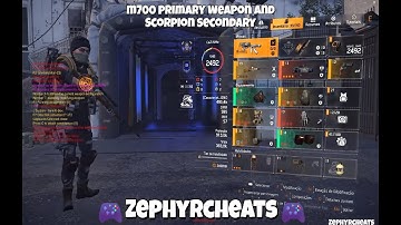 incursion, kill the boss in 1 second - Config ,THE DIVISION 2 - PREMIUM MOD - Zephyrcheats Oficial