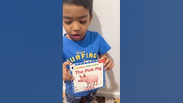 Day 2 | The pink pig | 1000 books reading challenge for my little one  #shortsfeed #workingmother