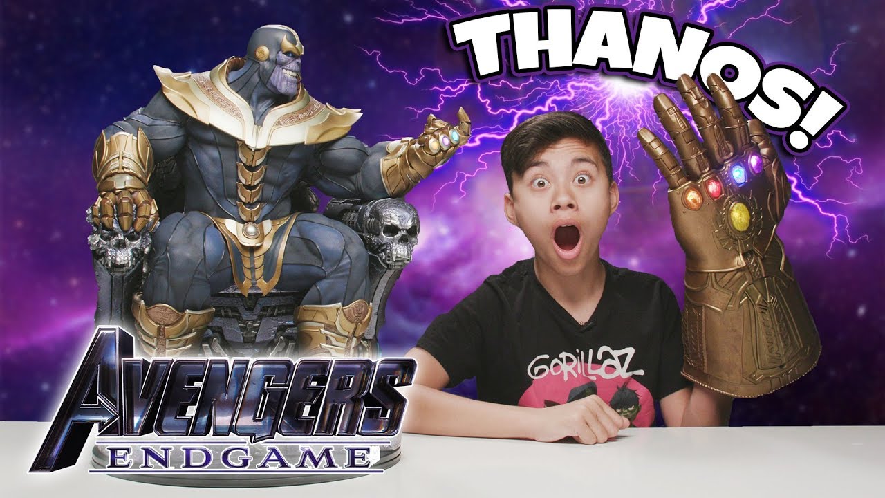 skits aadi THANOS IS HERE!!! Countdown to Avengers Endgame! Giant Thanos on Throne!