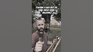 How to stack 5 axes into one target #shorts #axethrowing #axe #skills #vikings #outdoors #tips #real