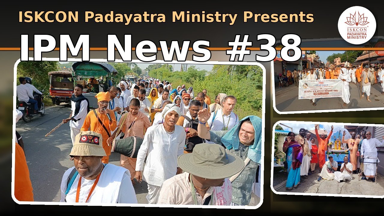 ISKCON Padayatra News Update EP# 38 | 13 October 2025 | - YouTube